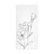 White with Silver Antique Floral Paper Dinner Napkins (600 Napkins)